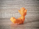 Vulpix - low poly (pokemon)-2