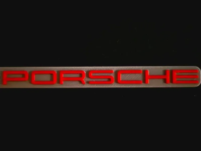 Porsche Logo Keychain