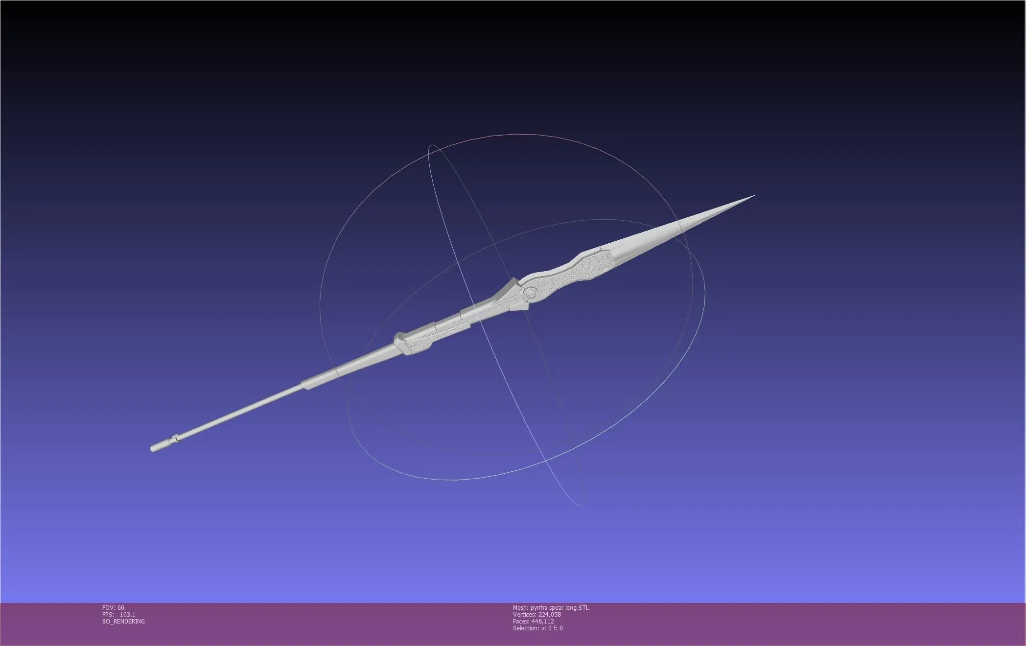 RWBY Pyrrha Nikos Spear Printable Assembly