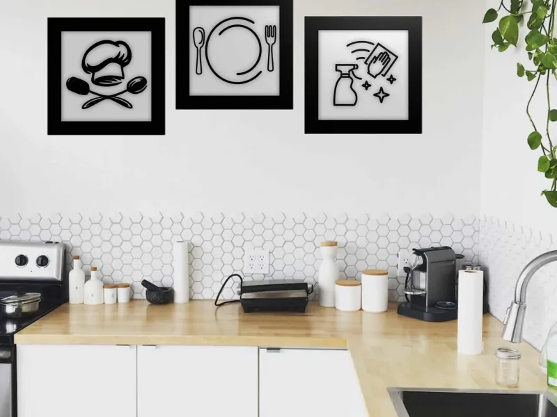 KÜCHEN DEKOR | KOCHEN - ESSEN - REINIGEN | MODERN DEKOR - Kunst