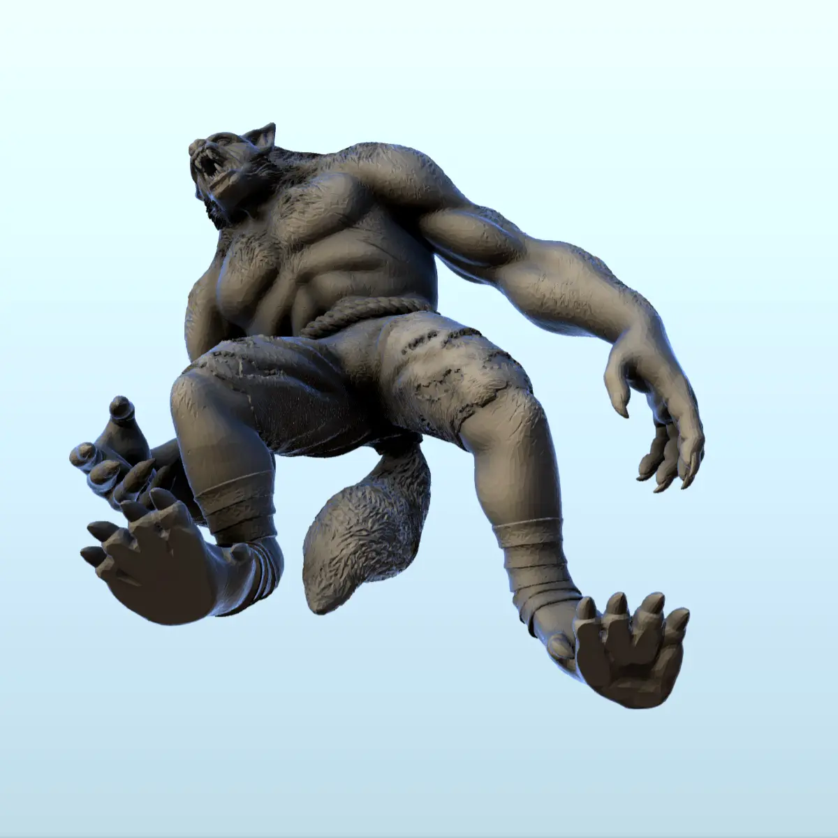 Werewolf (+ pre-supported version) (4) - miniatures warhamme