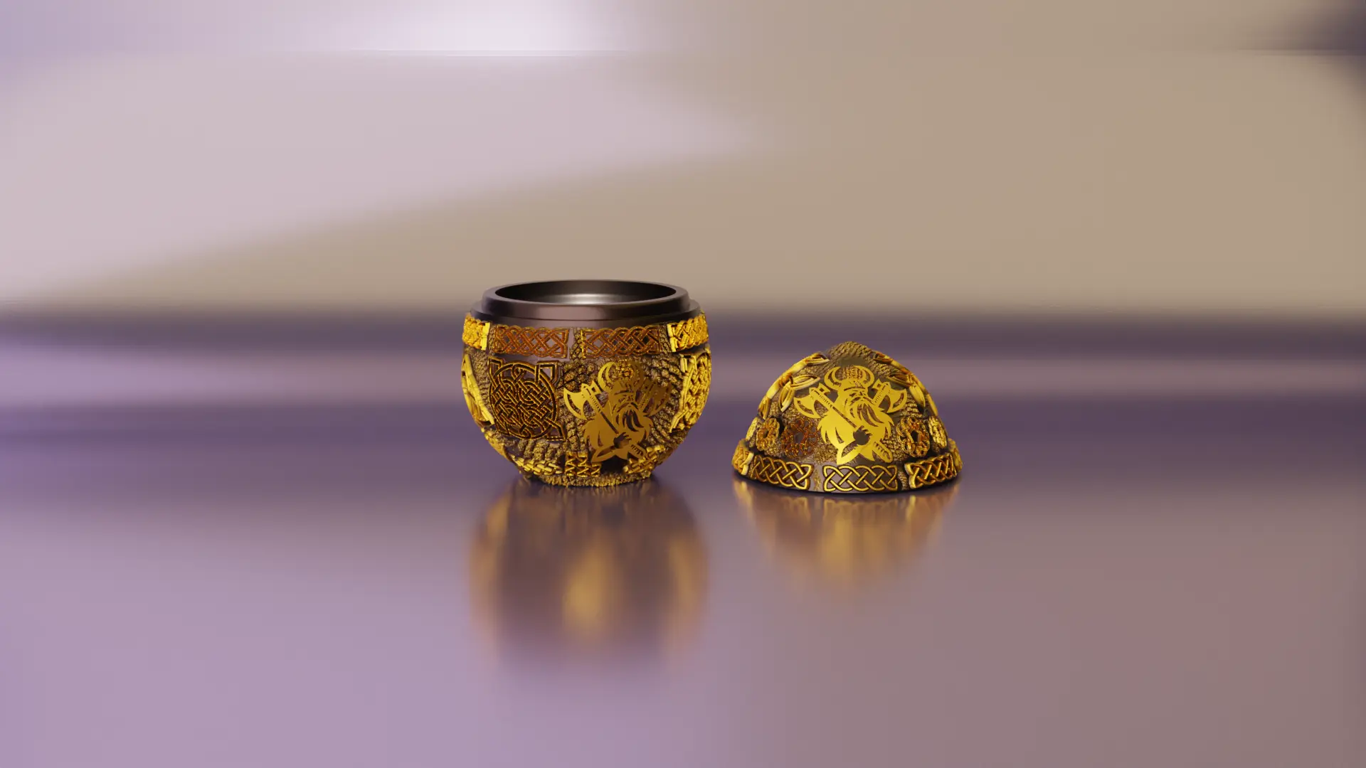 Celtic Viking Egg container