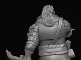 Elf warrior with a dagger and a crossbow-2