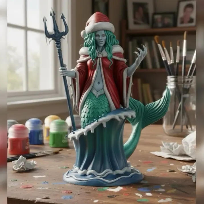 Santa Mermaid– Winter Queen