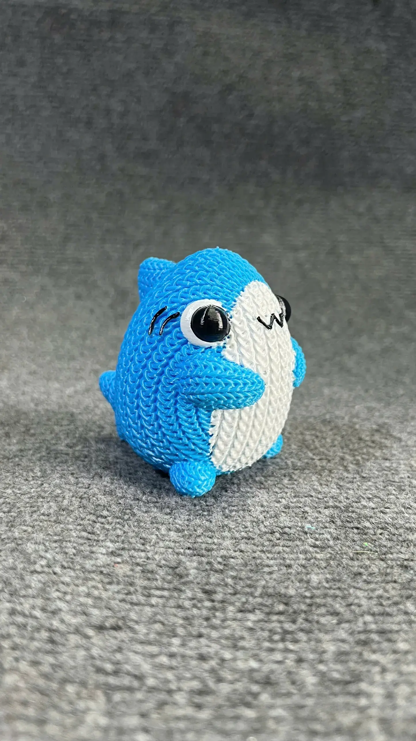 Cute Shark Knitted - Crochet - STL & 3mf Multicolor
