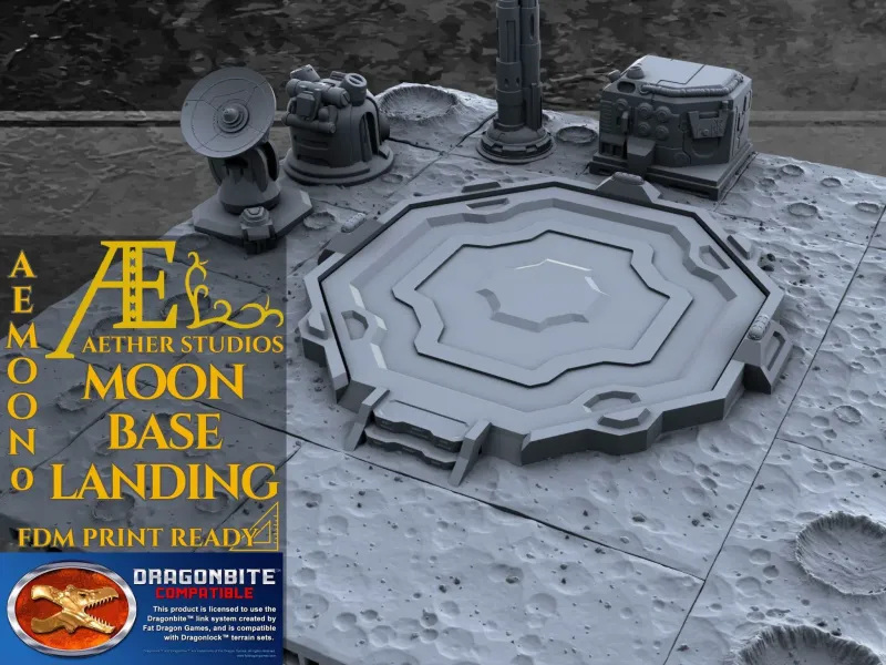 AEMOON0 - Moonbase Landing