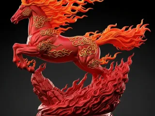 Fire Horse 2026 – Blazing Gallop of Power & Prosperity 🔥🐎