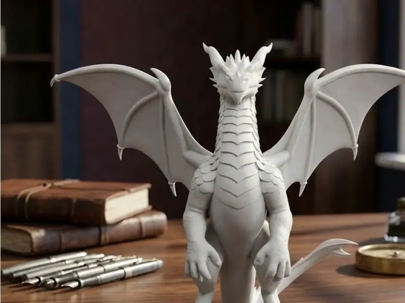 bipedal winged dragon