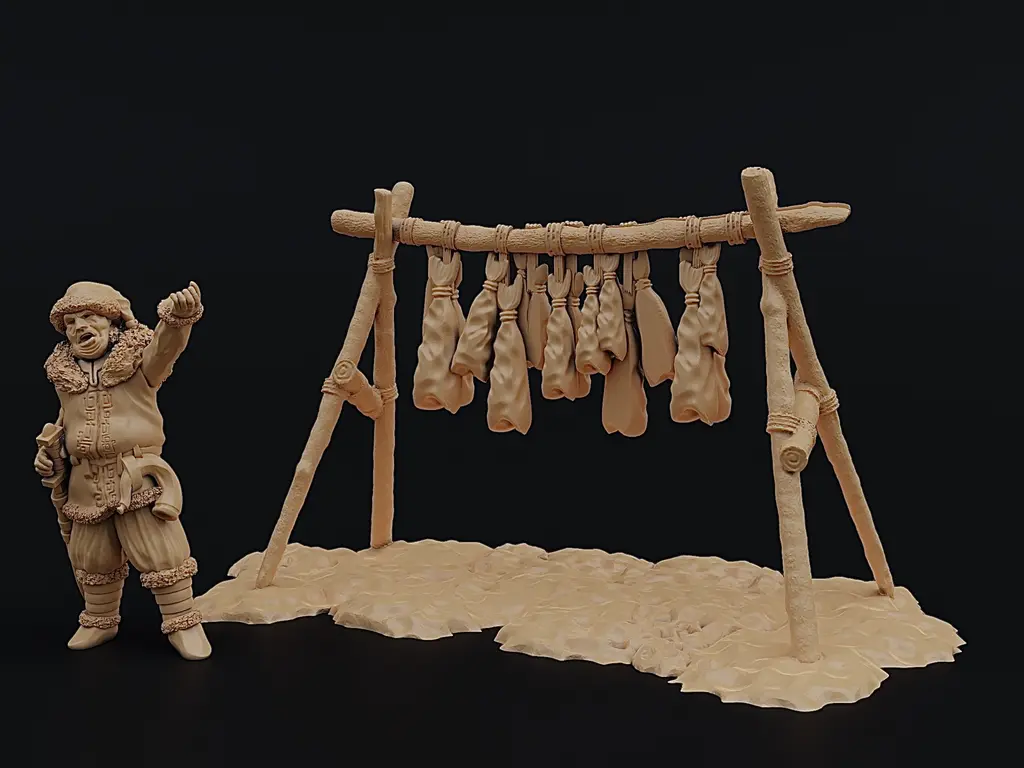3D Printer Files | 3MF File | Fish Drying Rack | Creality Cloud