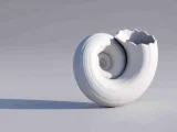 Shell of a snail decoration object-4
