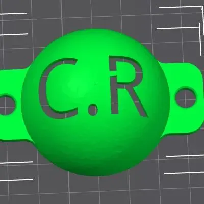 C.R Golf ball marker