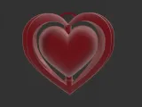 heart spin keychain-1