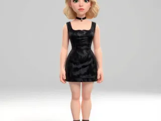 Sydney Sweeney Cartoon Figure