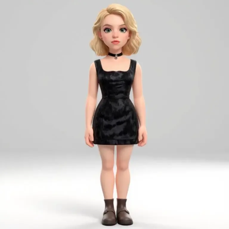 Sydney Sweeney Cartoon Figure