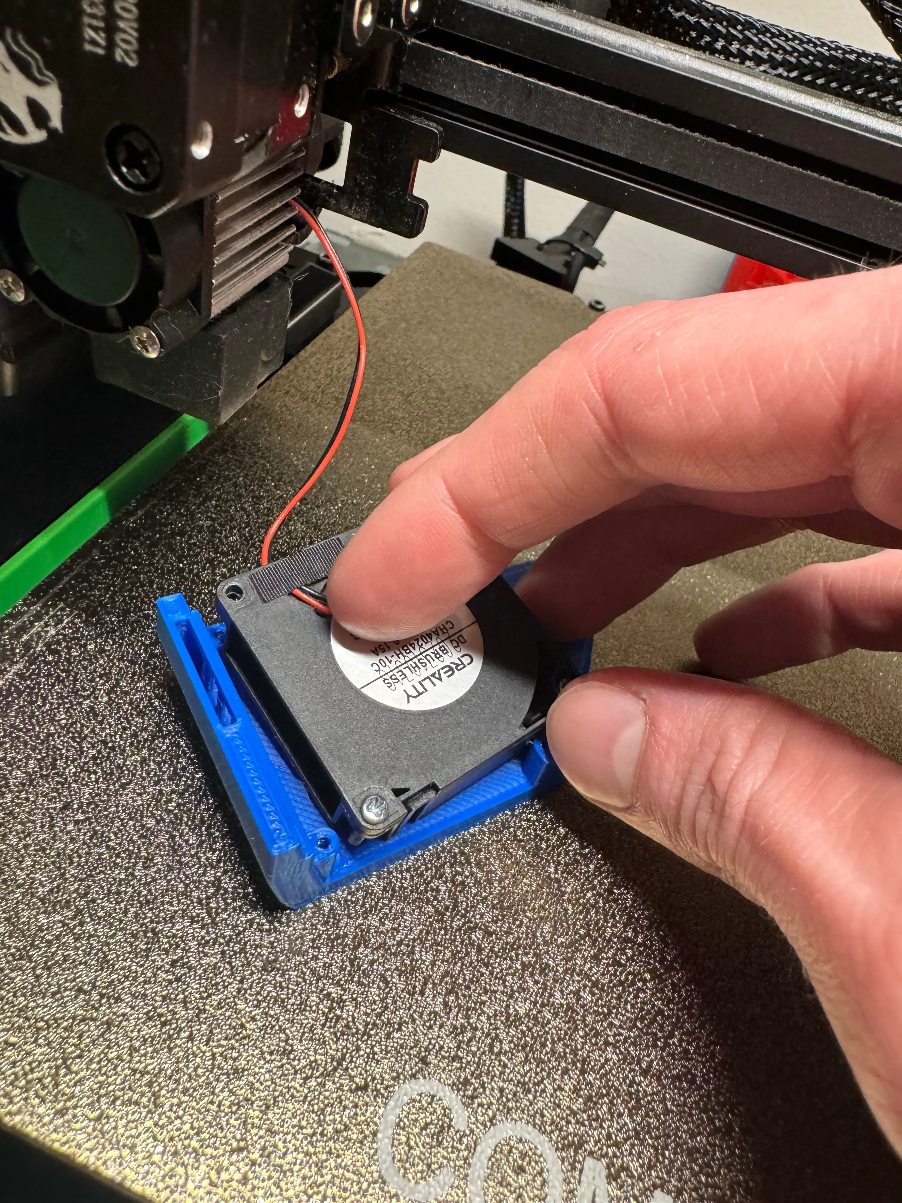 Ender 3 V3 SE Lightweight Nozzle Fan Mount