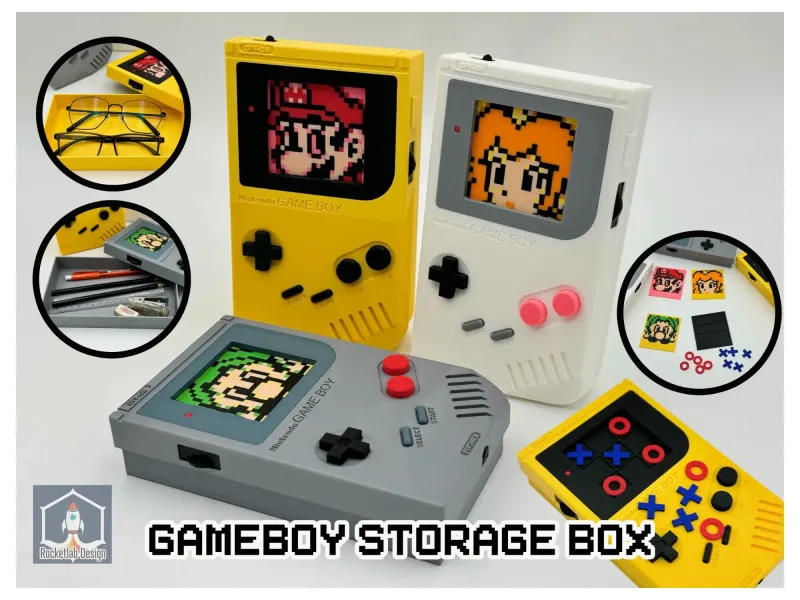 Gameboy Storage Box - Gameplay & Change display