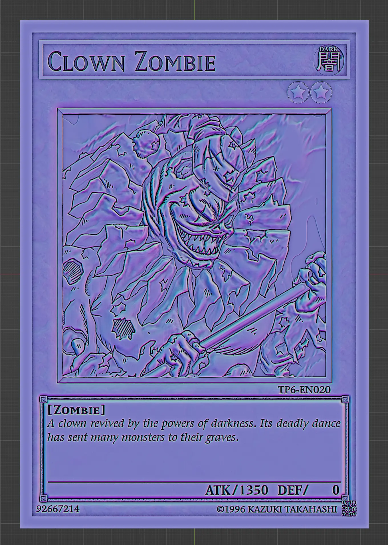 CLOWN ZOMBIE - YUGIOH