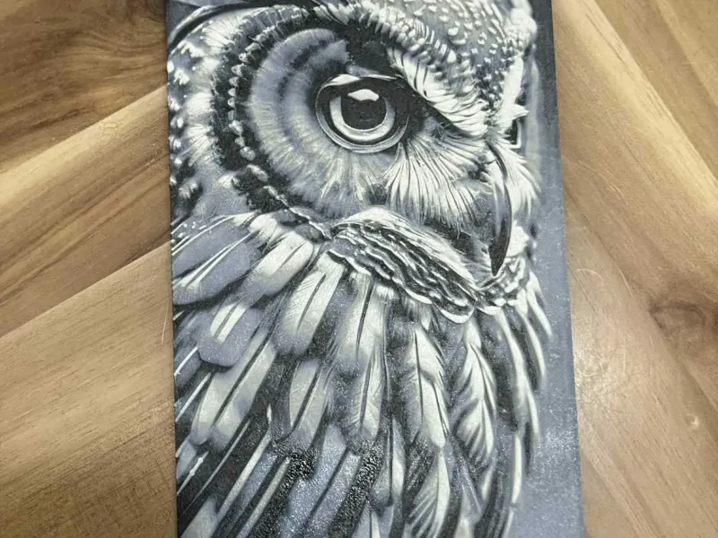 Owl Hueforge Art