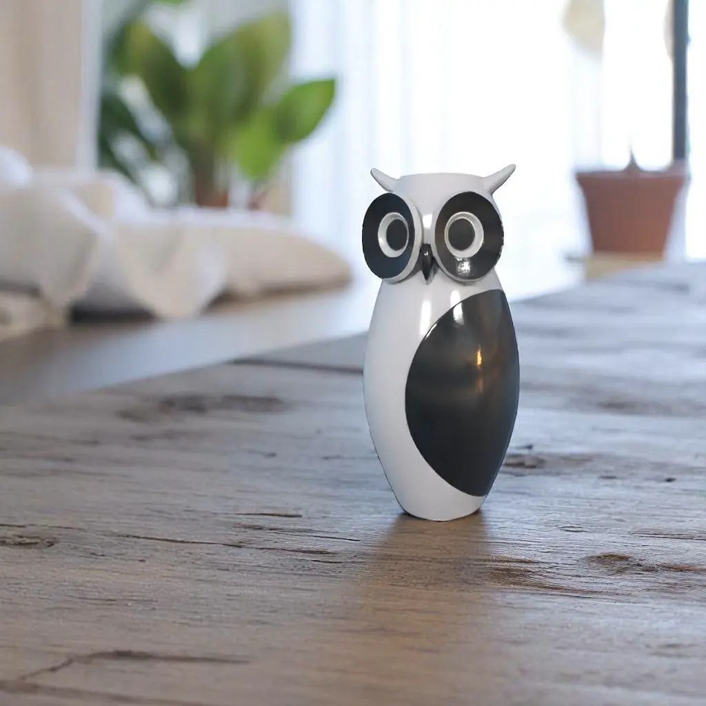 Decorative Owl Figurine, Desktop Decor, Home Decor