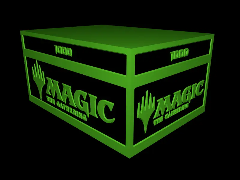 Board Games & Card Games STL Download - Card Box V2 - Magic - 1000 ...