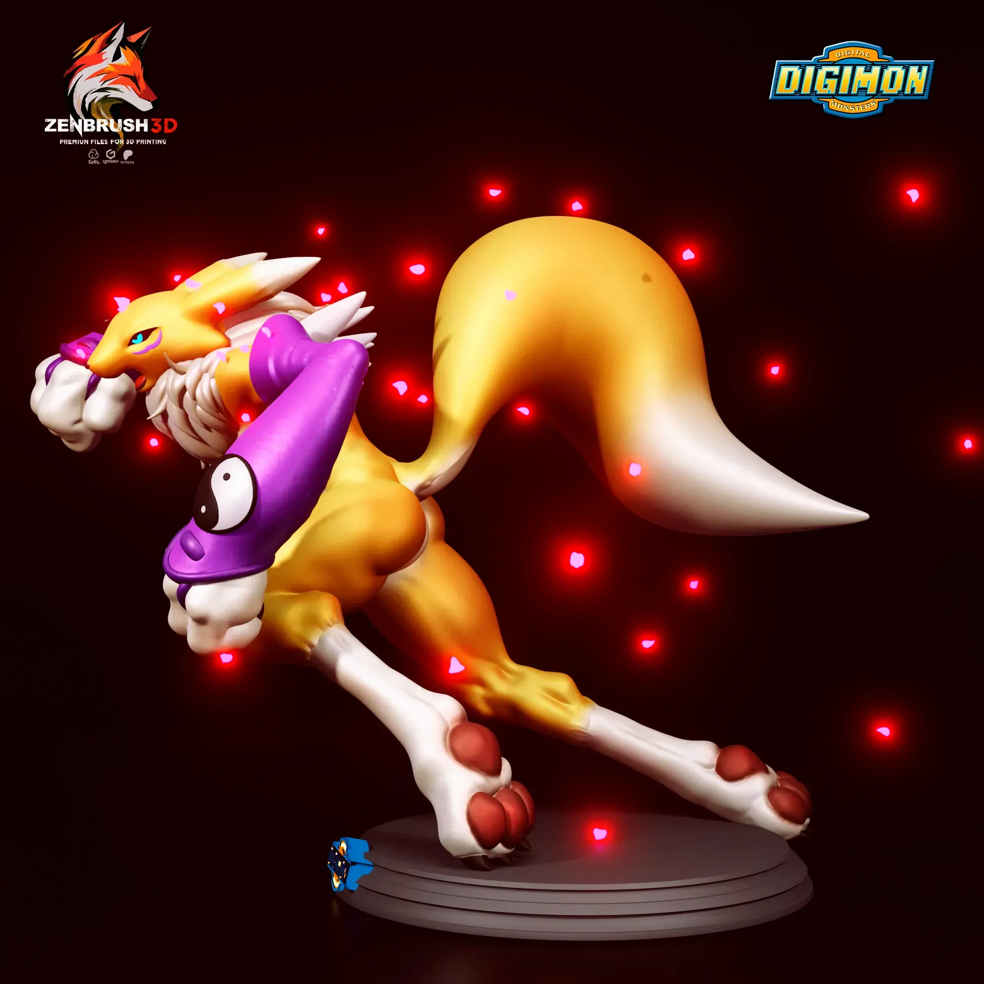 DIGIMON - RENAMON + IMPRESIÓN 3D NFSW