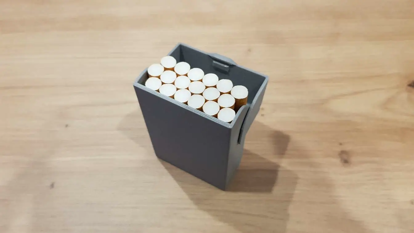 Sigarettendoos 18 stuks met kliksluiting