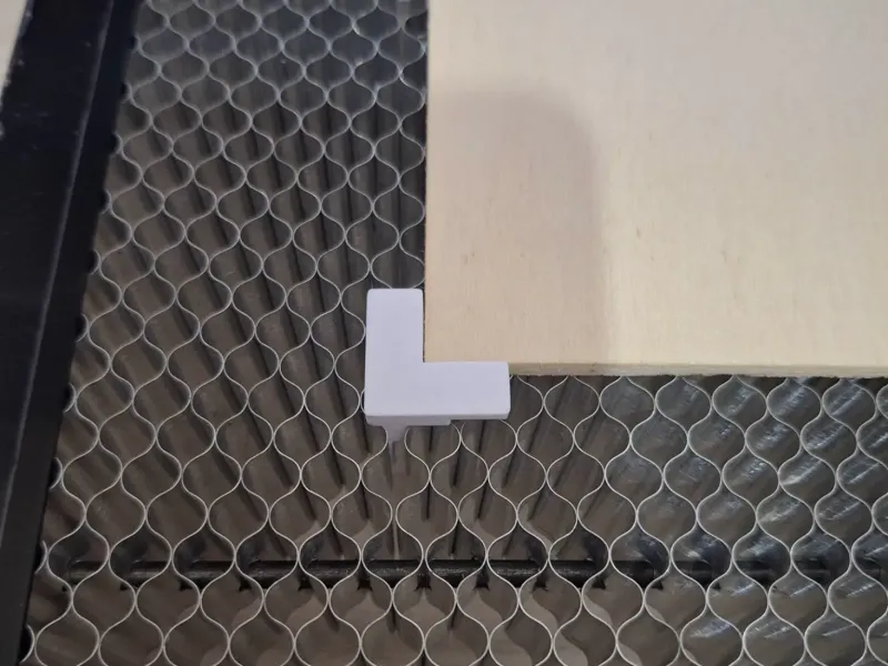 Laser Bed Honeycomb Corner Pins For lasercut