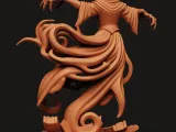 Spectral Wraith Ghost Statue | Gothic Fantasy Sculpture-4