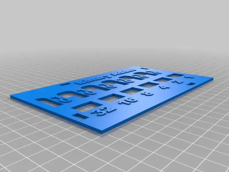 Binary Slide Adder  