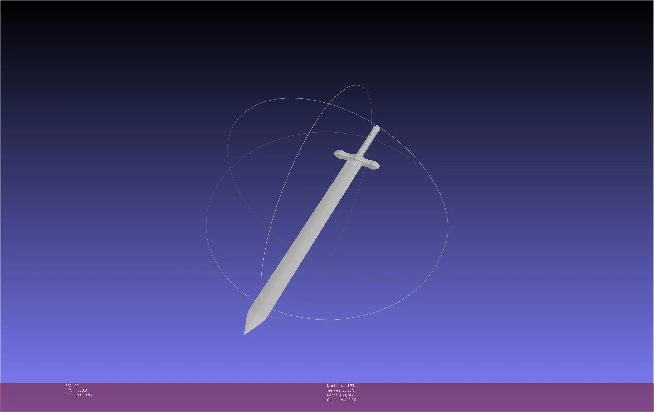 Solo Leveling Sword Ensamblaje intacto y roto