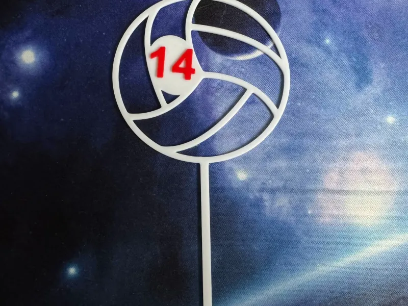 Volley-ball Topper Cake