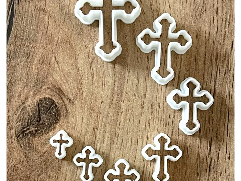 Taglierino a croce per argilla polimerica, Taglierino per argilla, Comunione, Bijou