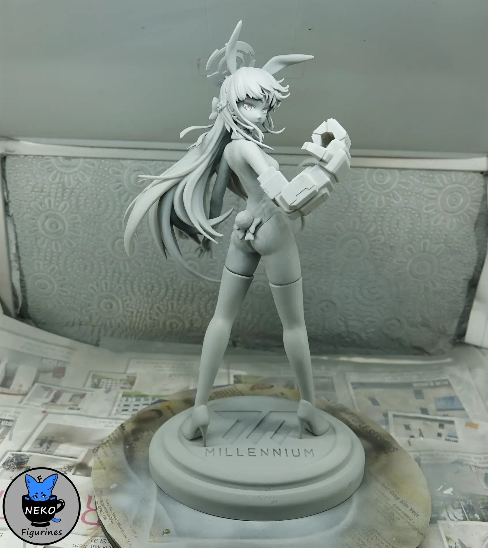 Toki Asuma Bunny - BlueArchive Game Figurine for 3d Printing