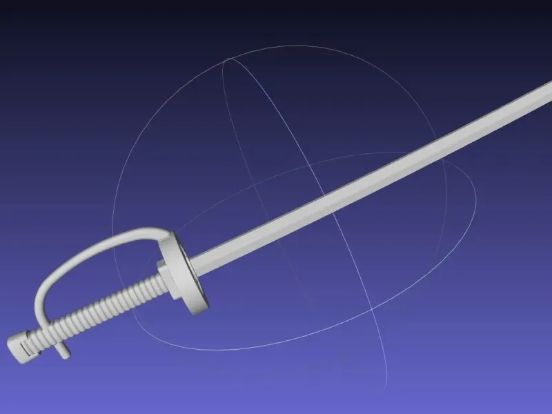 One Piece Shanks Sword Printable Assembly