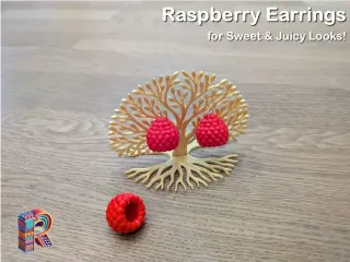 🍓 Raspberry Earrings for Sweet & Juicy Looks!