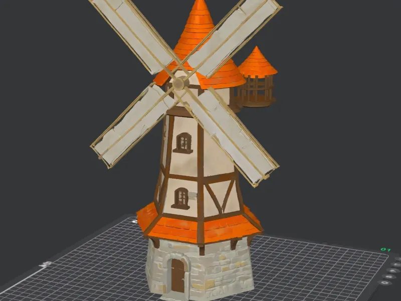 Modèle de moulin à vent
