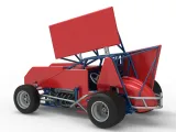 Winged Sprint car Version 2 Scale 1:25-5