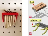 " 洞洞板掛勾、架 "pegboard models、holder-3