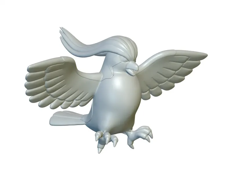 Pokemon Pidgeot #18 - Ready for 3D Printing!