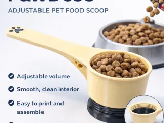 PawDose – Adjustable Pet Food Scoop