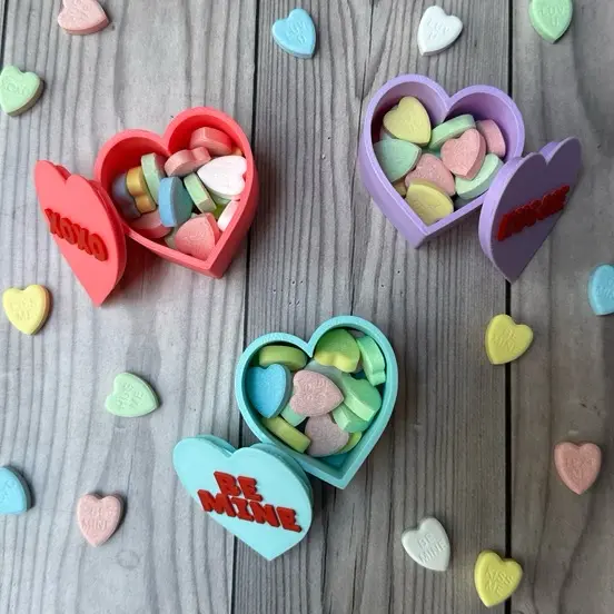 Valentines heart box