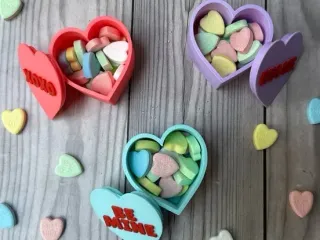 Valentines heart box