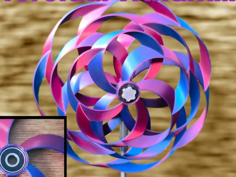 Toroidal Windmill 608 Bearing Mod