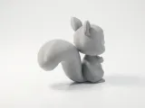 Chibi Squirrel Figurine Cute Animal 3D Printable-1
