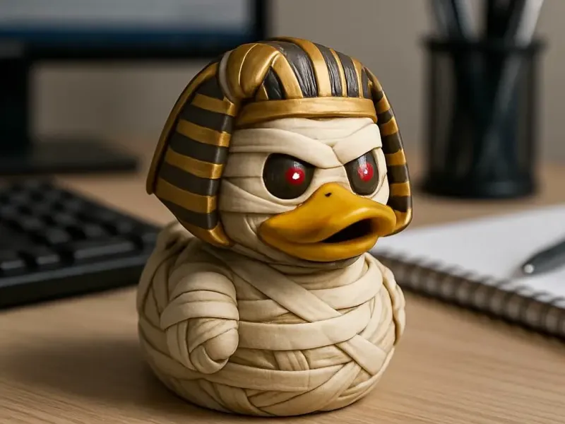 Rubber Duck - Egyptian mummy model - 3D print