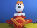 SNOOPY AIRPLANE MODEL KIT-6