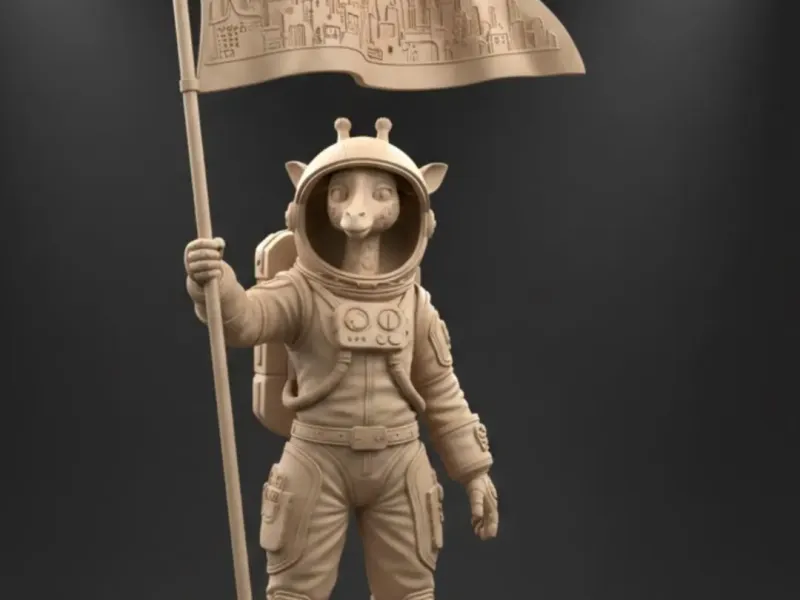 Girafa Astronauta Zootopia 