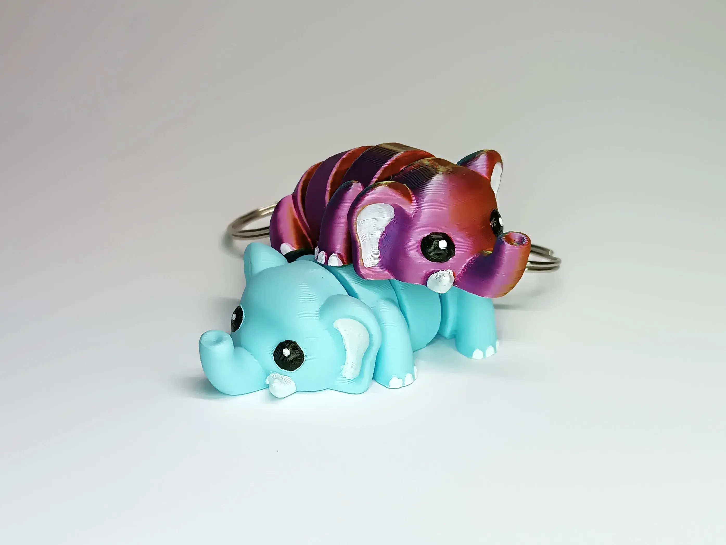 Cute Flexi Pets Elephant (Keychain & Magnet)