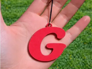 Initial G Keychain
