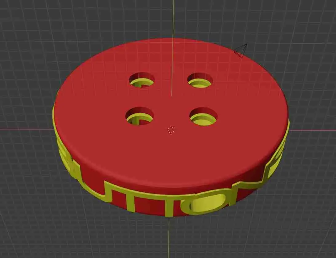 Button flip text